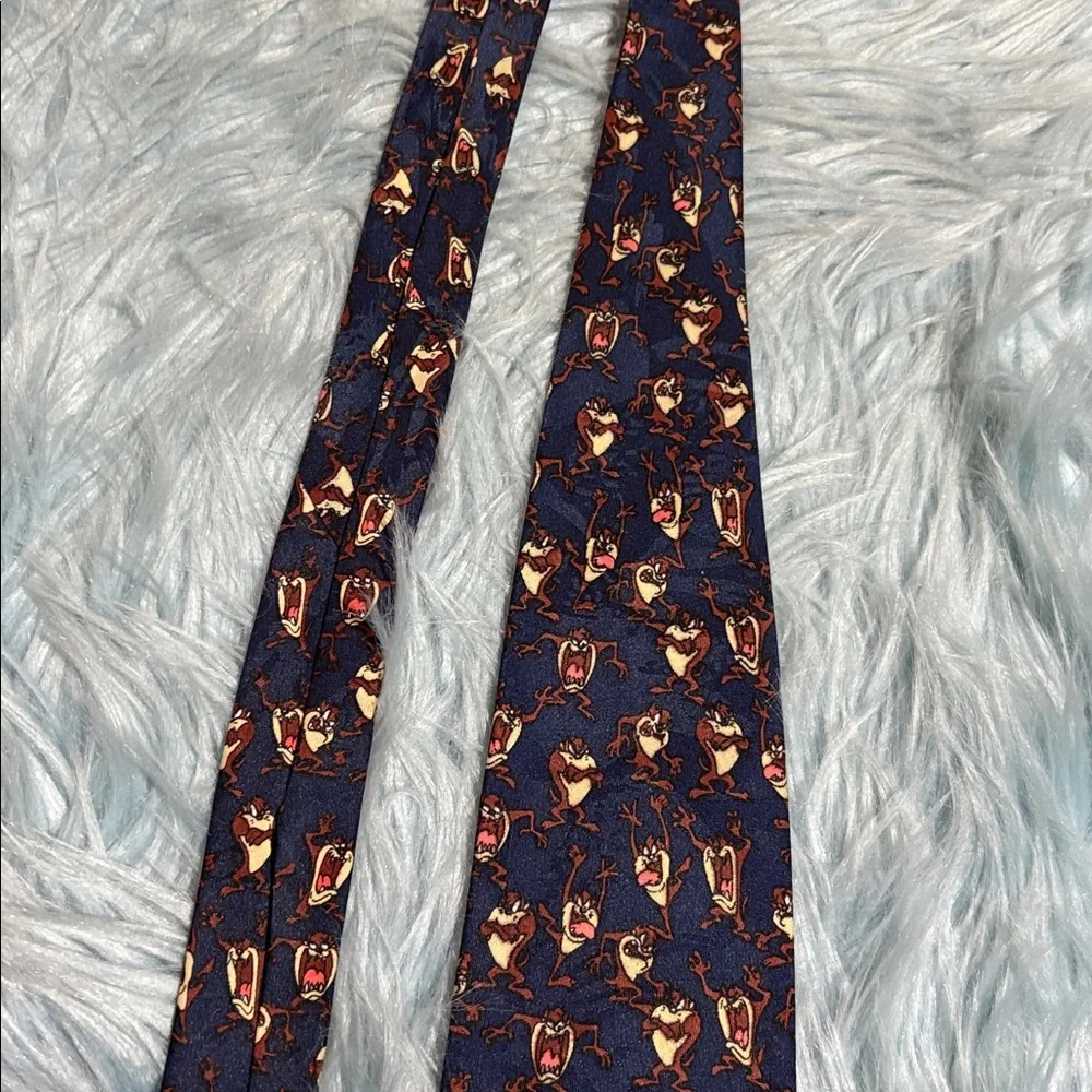 Vintage ‘90’s Looney Tunes Tasmanian Devil Navy Tie